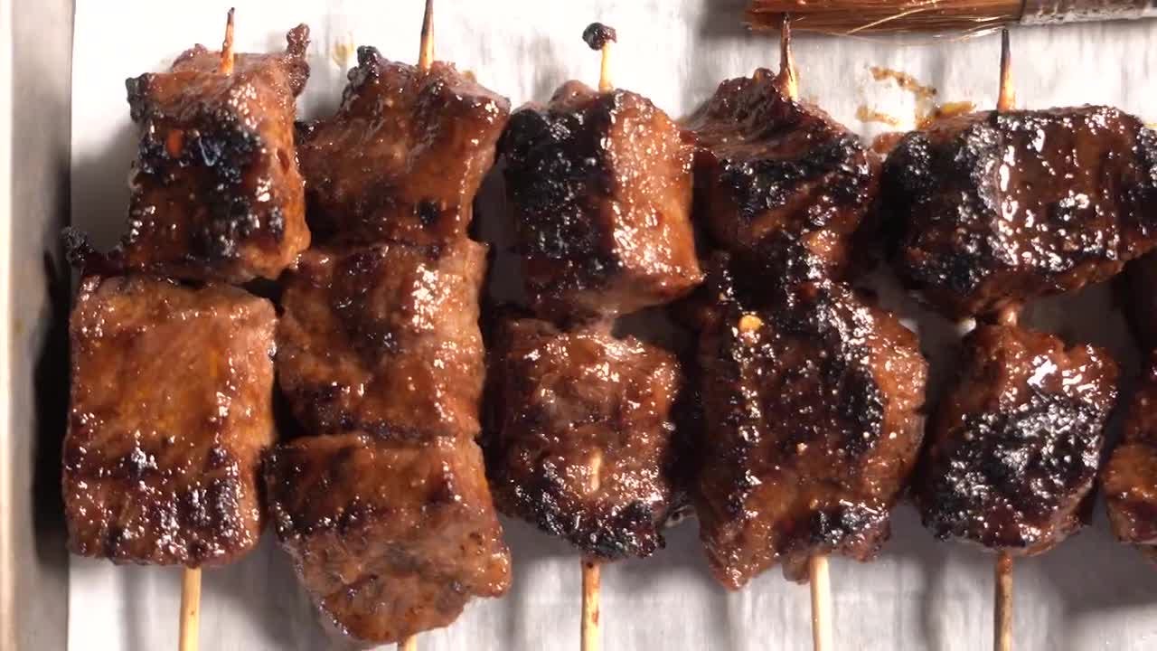 Cherry Chipotle Skewers