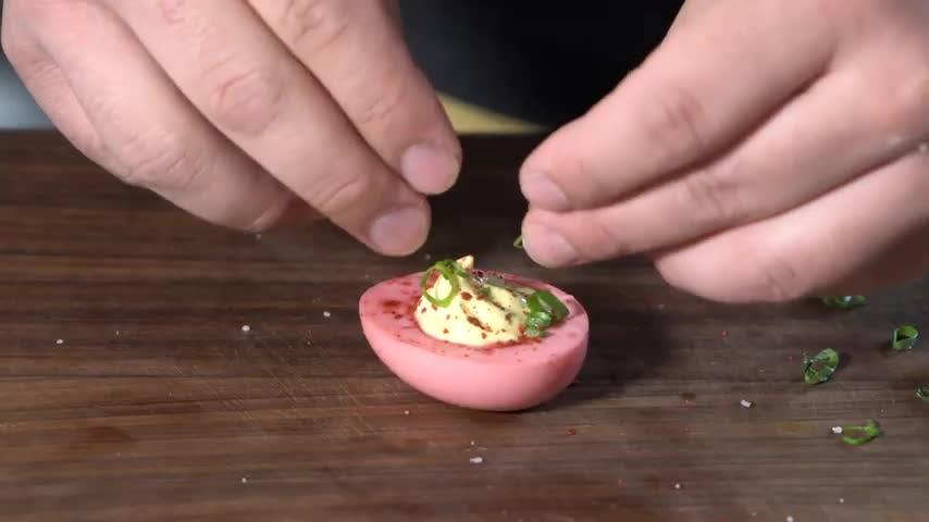Real Spicy Deviled Eggs