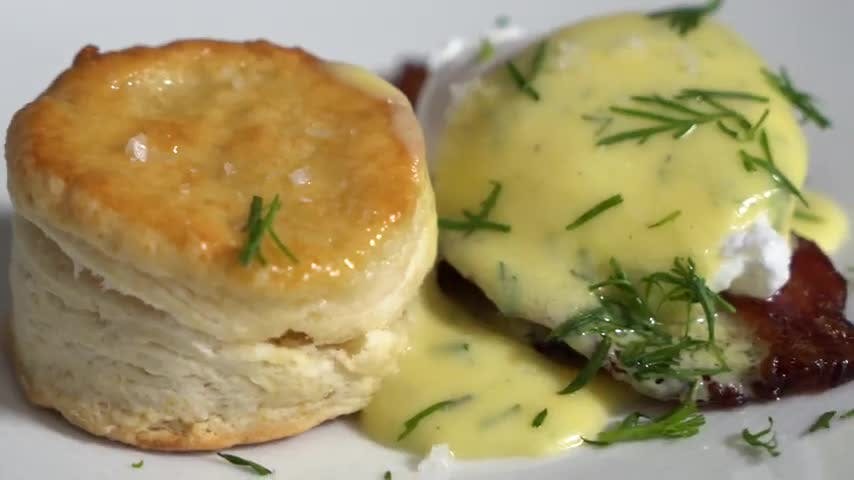 Picture for Poached Eggs Biscuit Benedict