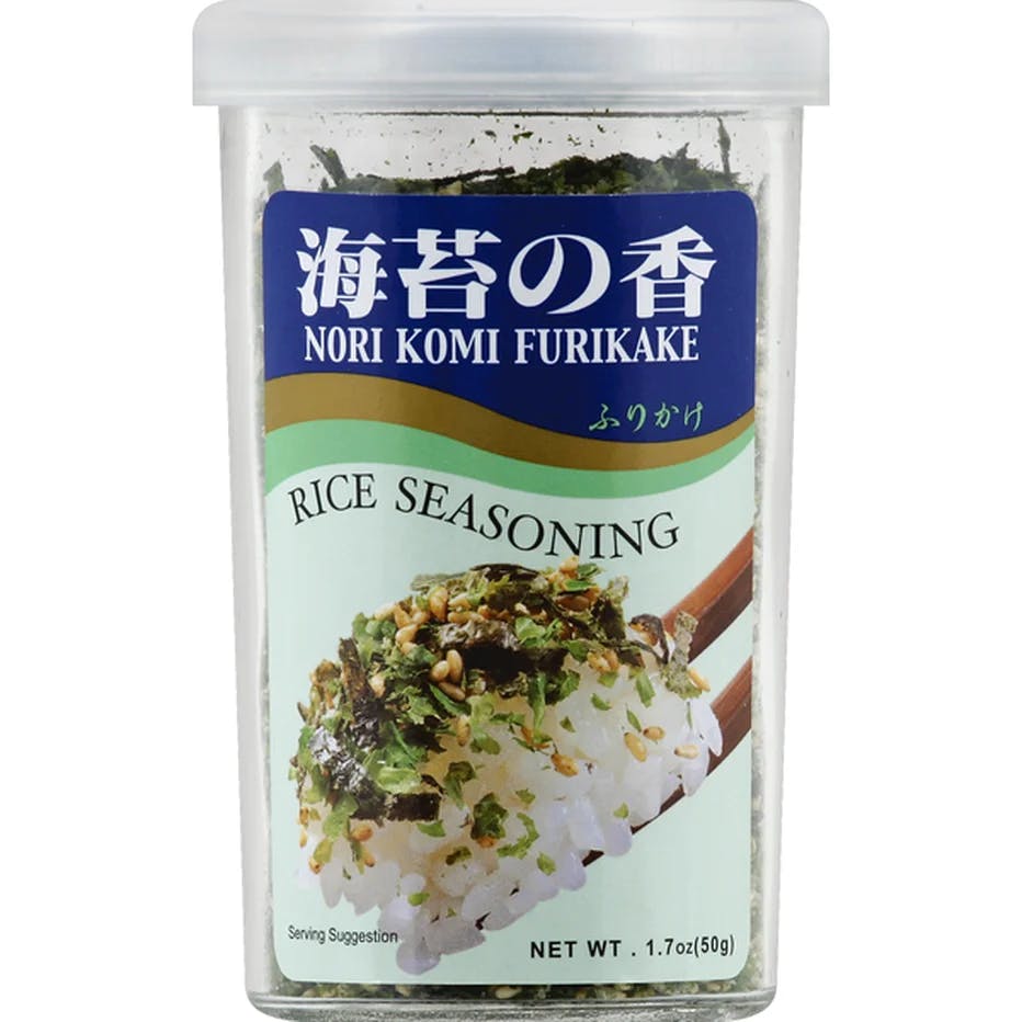 serve with a fried egg, furikake, chives and kewpie mayo.