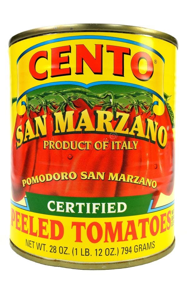 canned whole, peeled San Marzano tomatoes