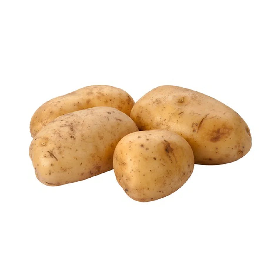 thinly sliced idaho russet potatoes 